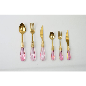 Ensemble de couverts modernes en acier inoxydable-Fournitures de gros de l'Inde pour les hôtels et les mariages comprend cuillère fourchette couteau - Product Image 4