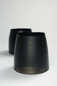 แจกันกระถางดอกไม้โลหะสีดำสำหรับบ้านสวนห้องรับแขกโรงแรม - Product Image 3