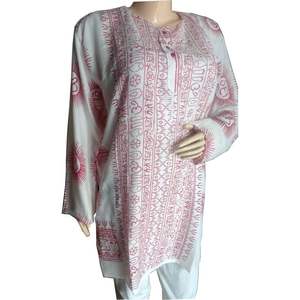 Alta calidad alta calidad Om Kurta 100% tela de algodón precios al por mayor ropa Lisa personalizada Anti Technics artículo estilo para exportación - Product Image 1