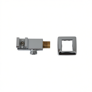 Support de douche carré chromé pour sortie d'eau - Fournitures de bain et toilettes - Product Image 3