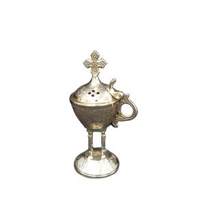 ที่จุดเทียนทองเหลืองขัดเงาตั้งโต๊ะสำหรับตกแต่งบ้านทำจากโลหะ - Product Image 1