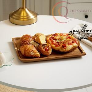 Plateau de service en bois avec bords lisses et finition soignée, idéal pour la cuisine et la restauration - Product Image 2