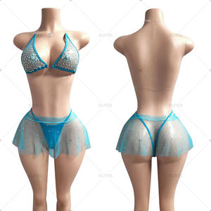 Women Dance Club Suits Sexy Nightclub <b>Jumpsuits</b> Glitter Sequin <b>Party</b> Bodysuits Stylish Clubwear Elegant Outfit - Product Image 2