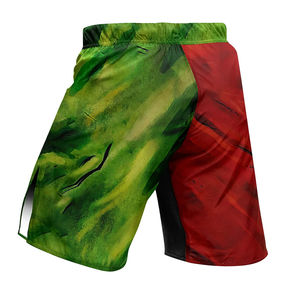 Vêtements d'arts martiaux Shorts MMA pour hommes Ouverture latérale Fermeture à crochets et boucles Shorts de lutte Boxe MMA avec design par sublimation - Product Image 6