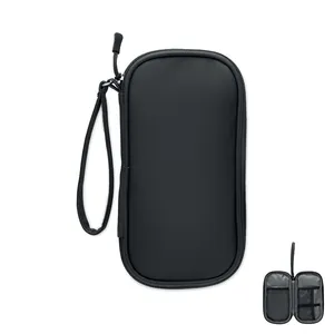 Bolsa de gestión de cables ALLTHERE RPET sostenible para organizar dispositivos - Product Image 5