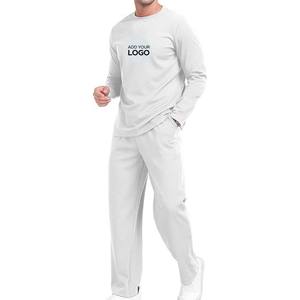 Ensemble de survêtement 2 pièces pour hommes, survêtements à col ras du cou, jogging, pull à manches longues, chemise, tenues - Product Image 4