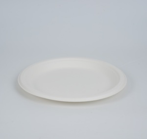 Plato Redondo de Bagazo de 10 Pulgadas, Apto para Microondas y Resistente al Calor, para Restaurante, Camping y Picnic - Product Image 2