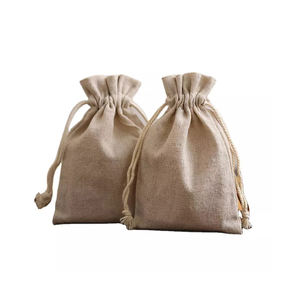 Logo personnalisé sacs de jute laminé en vrac fournisseur en gros usine exportation OEM pour la marque de la boutique - Product Image 3