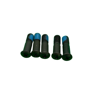 M1.6 Torx T04 Flat Pan Head <b>Screw</b> 0.8mm Pitch X 7.3mm Length Black Coated with Grade 6A Steel Inch Measurement System AP-230B - Product Image 2