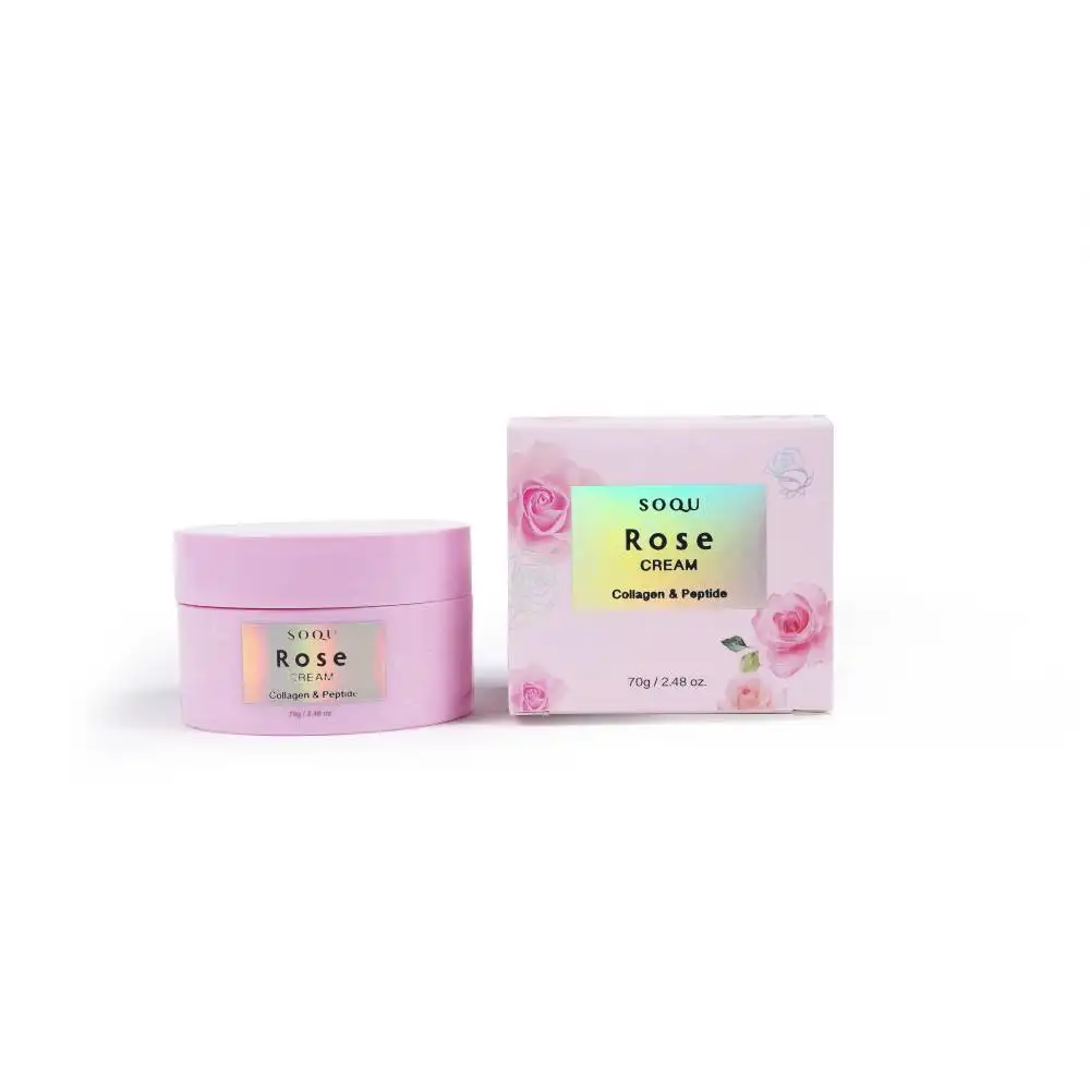 Koreanische Kosmetik marke Nr. 1 SOQUs Rosen creme voller Elastizität wie ein dewy Rose Rose Extrakt Kollagen und Bio peptid