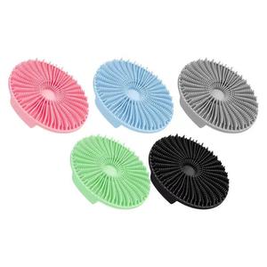 Silicone Bath Massage Brush Soft Flexible <b>Back</b>-scrubbing Shower Brush Facial Cleansing Brush Exfoliating Body <b>Scrub</b> Bathing - Product Image 4