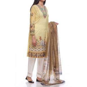 Salwar Kameez traditionnel pakistanais en gros, vêtements indiens et pakistanais, robes longues en tissu de coton brodé pour l'été, prix bas - Product Image 3