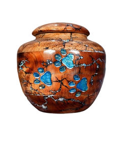 Nuevo hermoso diseño, la urna de madera más vendida, urna de cremación de Metal con colores y tamaños personalizados para el hogar con un tamaño de 6x6 pulgadas - Product Image 1