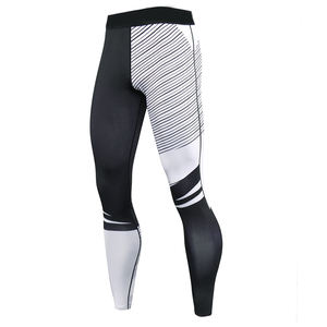 Pantalones de entrenamiento de último diseño Bjj Spats Mallas para correr Pantalones de compresión para hombres Pantalones para correr - Product Image 5