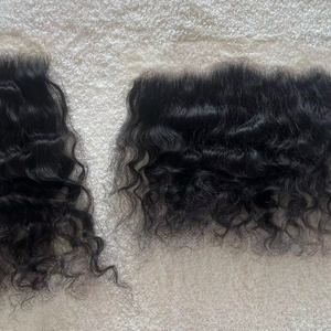 Doble trama Remy Raw TempleHuman Hair Bundles Soft Body Wave Style con la cutícula alineada de la máquina Exportadores indios - Product Image 1