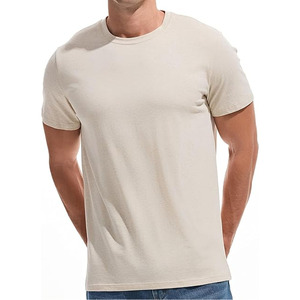 Camisetas Unisex de algodón 100% en blanco, venta al por mayor, Camiseta de cuello redondo para hombre, camiseta de manga corta de alta calidad para hombre - Product Image 1