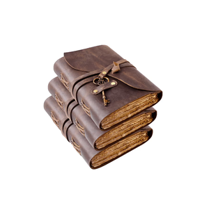 Couverture de cahier en cuir personnalisée personnalisable de haute qualité haut exigeant beau à un coût raisonnable - Product Image 2