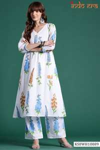 Venta al por mayor de algodón listo para imprimir Kurti Bottom Collection catálogo completo con descuentos para ocasiones de fiesta - Product Image 4