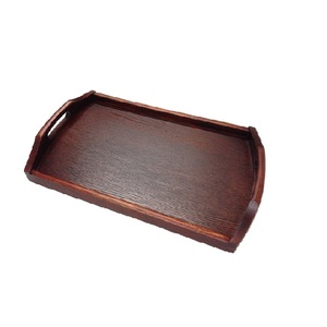 Bandeja Rectangular Hecha a Mano para Servir, Bandeja Decorativa de Madera, Utensilios de Cocina de Alta Calidad, Uso Doméstico para Restaurantes - Product Image 1