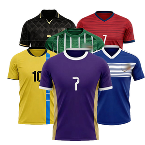 เสื้อฟุตบอลแบบสั่งทำพิเศษพร้อมชื่อและหมายเลขใดก็ได้ สไตล์สโมสรดัง สำหรับผู้ซื้อจำนวนมาก - Product Image 1