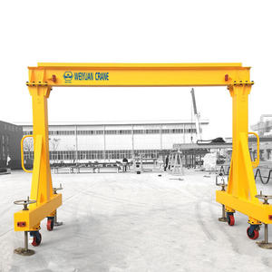 Grue à portique <span class=keywords><strong>mobile</strong></span> à poutre simple de type mini à 4 roues électriques très populaire - Product Image 5