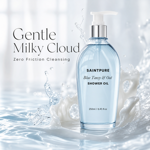 Huile de Douche Apaisante aux Herbes d'<span class=keywords><strong>Avoine</strong></span> et Tanaisie Bleue OEM pour Peaux Sensibles – Nettoyant Corporel Doux Texture Huile-Lait – Soulagement des Rougeurs - Product Image 3