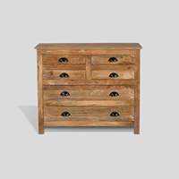 Commode moderne en bois à 6 tiroirs pour chambre à coucher, salon et appartement