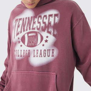 Wholesale Heavyweight Oversized <b>Men's</b> <b>Sweatshirt</b> with Custom Logo High Quality Streetwear <b>Hoodie</b> for Winter - Product Image 2