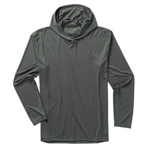 Jersey de pesca personalizado UPF 50 + para hombre, ropa de manga larga, transpirable, de gran calidad, Color sólido, 100% poliéster - Product Image 1