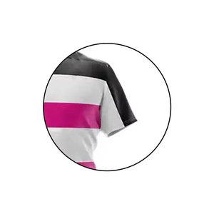 Uniforme Oficial de Rugby para Hombre, Conjunto Ligero de Tela Resistente, Camiseta de Manga Corta y Pantalones Cortos a Juego para Partidos al Aire Libre - Product Image 4