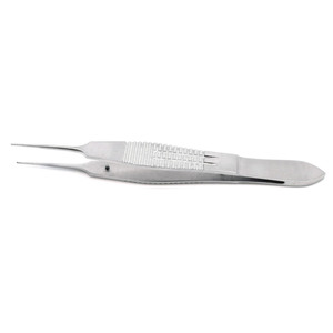 Fórceps oftálmicos Castroviejo 4 "sutura 0,3mm atar 1x2 Micro dientes ojo instrumento quirúrgico CE - Product Image 1
