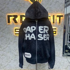 Sweat à capuche zippé d'hiver de qualité supérieure, imprimé numérique uni, 100 % coton molletonné, respirant, écologique, unisexe, excellent rapport qualité-prix - Product Image 1