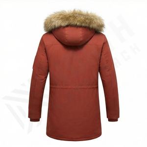 Arrivée hivernale Veste parka décontractée pour homme Manteau Grande taille Extérieur Chaud Capuche Trench Fourrure de mouton Isolant thermique Coupe-vent Neige Extérieur - Product Image 2