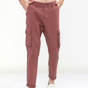 Precio al por mayor Pantalones Cargo para hombres Pantalones Cargo de moda personalizados para hombres con bolsillos laterales - Product Image 1