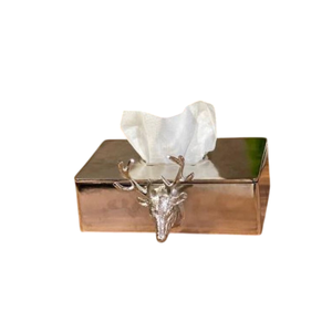 ที่ใส่กระดาษทิชชู่ทรงสี่เหลี่ยมทำจากโลหะสีทองอุปกรณ์จัดระเบียบกล่องกระดาษทิชชูอุปกรณ์ตกแต่งในบ้านโรงแรมร้านอาหารทันสมัย - Product Image 5