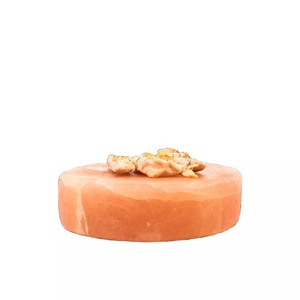 Placa de sal rosa de roca de alta calidad, precio barato, placa de cocina de sal del himalaya, forma redonda - Product Image 1