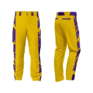 Unisex Baseball Team Uniform Custom Logo Jersey Pants Breathable Moisture Wicking 100% Polyester Fabric <b>Game</b> Practice High - Product Image 4