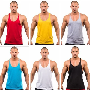 Camiseta sin mangas de gimnasio transpirable de talla grande de alta calidad superventas para hombre, ropa activa, impresión personalizada de transferencia de calor de secado rápido - Product Image 2