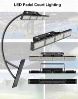 Luz LED Antideslumbrante para Pista de Pádel, 300W-960W, IP66, para Exteriores, Tenis, Pickleball