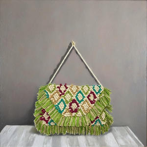 Bolso de mano de diseñador étnico bordado hecho a mano tradicional para mujer, Vintage bolso de mano, forro de lona a la moda para damas - Product Image 1