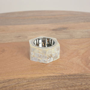 Quemador de incienso con incrustaciones de hueso de tarro de vela con caja de almacenamiento para decoración del hogar árabe Mubkhar Bakhoor incrustaciones árabes - Product Image 2