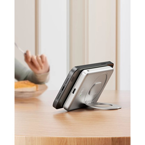 10000mAh Magnetic Wireless Power Bank Stand 22.5W Output Power Easy <b>Plug</b> <b>Type</b> - Product Image 3