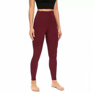 Leggings de sport personnalisés légers pour le yoga, en tissu doux et respirant, pour femmes, avec taille élastique. - Product Image 1