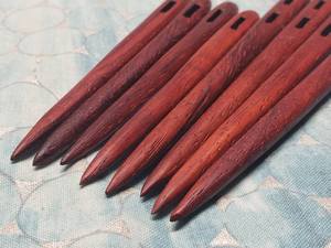 Aiguille en bois naturel et aiguille en bois - Product Image 2