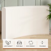 Cloison de séparation pliable en papier kraft transformable pour bureaux salons et salons de beauté diviseur de pièce écran de confidentialité