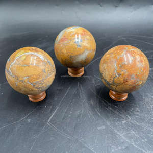 Esferas de Cristal de Jaspe Maligano Natural de Indonesia de 5 cm al por Mayor, Gemas Curativas de Alta Calidad Hechas a Mano y Pulimentadas - Product Image 4