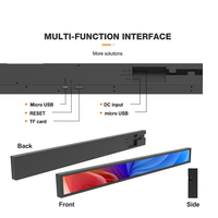 Convenience Store 35 inch 37 inch WiFi Android 11 Bar Strip Smart Prijskaartje Digitale Reclame Elektronische Schapdisplay