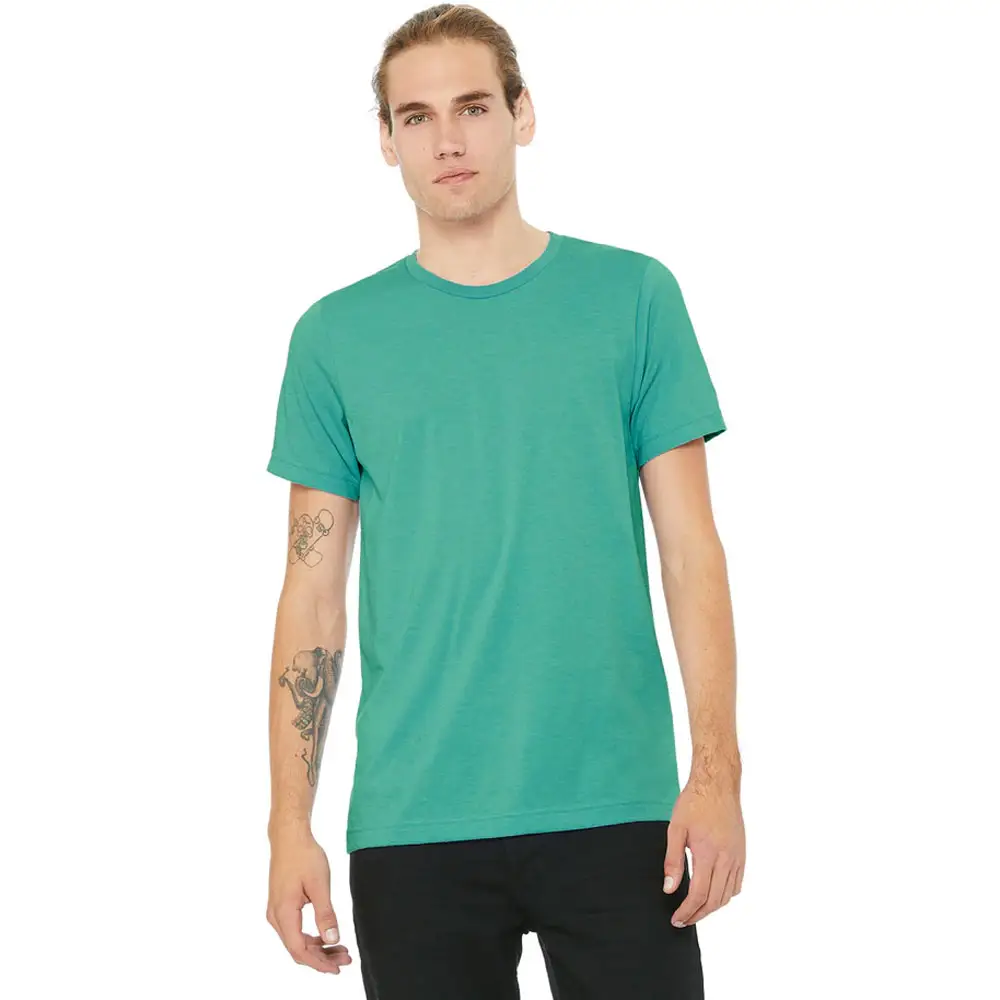 Bông thoáng khí thả vai màu sắc là 100% airlume chải kỹ và vòng quay bông thoáng khí T-Shirt | Bella + vải 3001