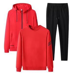 Ensembles de joggings et sweatshirts à capuche surdimensionnés pour hommes avec impression personnalisée - Product Image 1