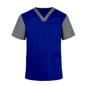 Nueva Llegada Hombres Médico Scrub Camisas Tops Fabricante de Alta Calidad Médico Scrubs Jersey Hombres Ropa de Trabajo Médico Scrubs Jersey - Product Image 4
